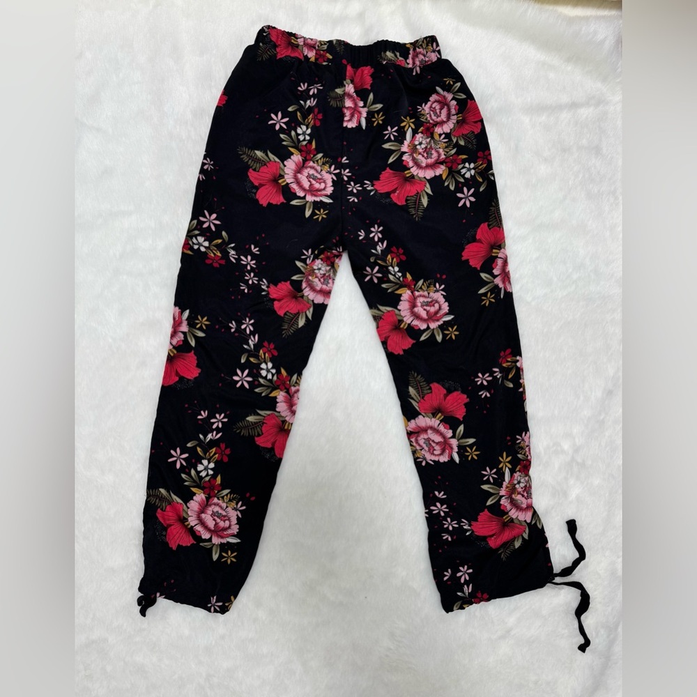 Floral Print Pants - SHEIN Size Large